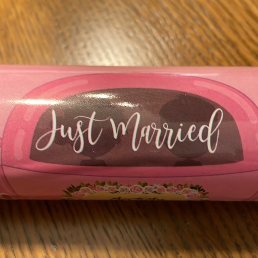 Just Married car decal